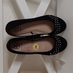 Black Daisy Fuentes Shoes Size 9W